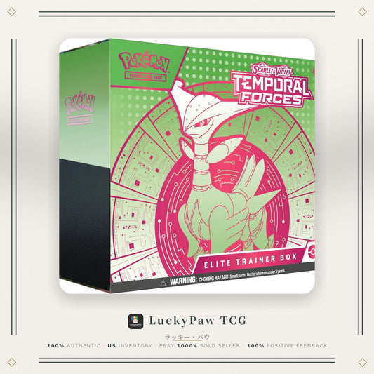 Temporal Forces Elite Trainer Box [Iron Leaves ex] - SV05: Temporal Forces (TEF)