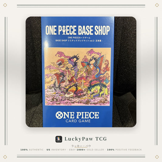 One Piece Card Game BASE SHOP Limited Playmat vol.2 - Five Elders (Gorosei) (Japanese, Sealed)